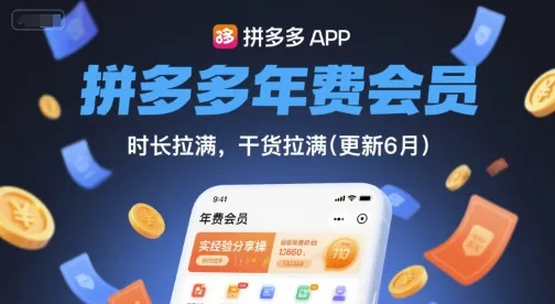 拼多多年费会员,实经验分享操,时长拉满,干货拉满(更新26年06月08日)-云网创